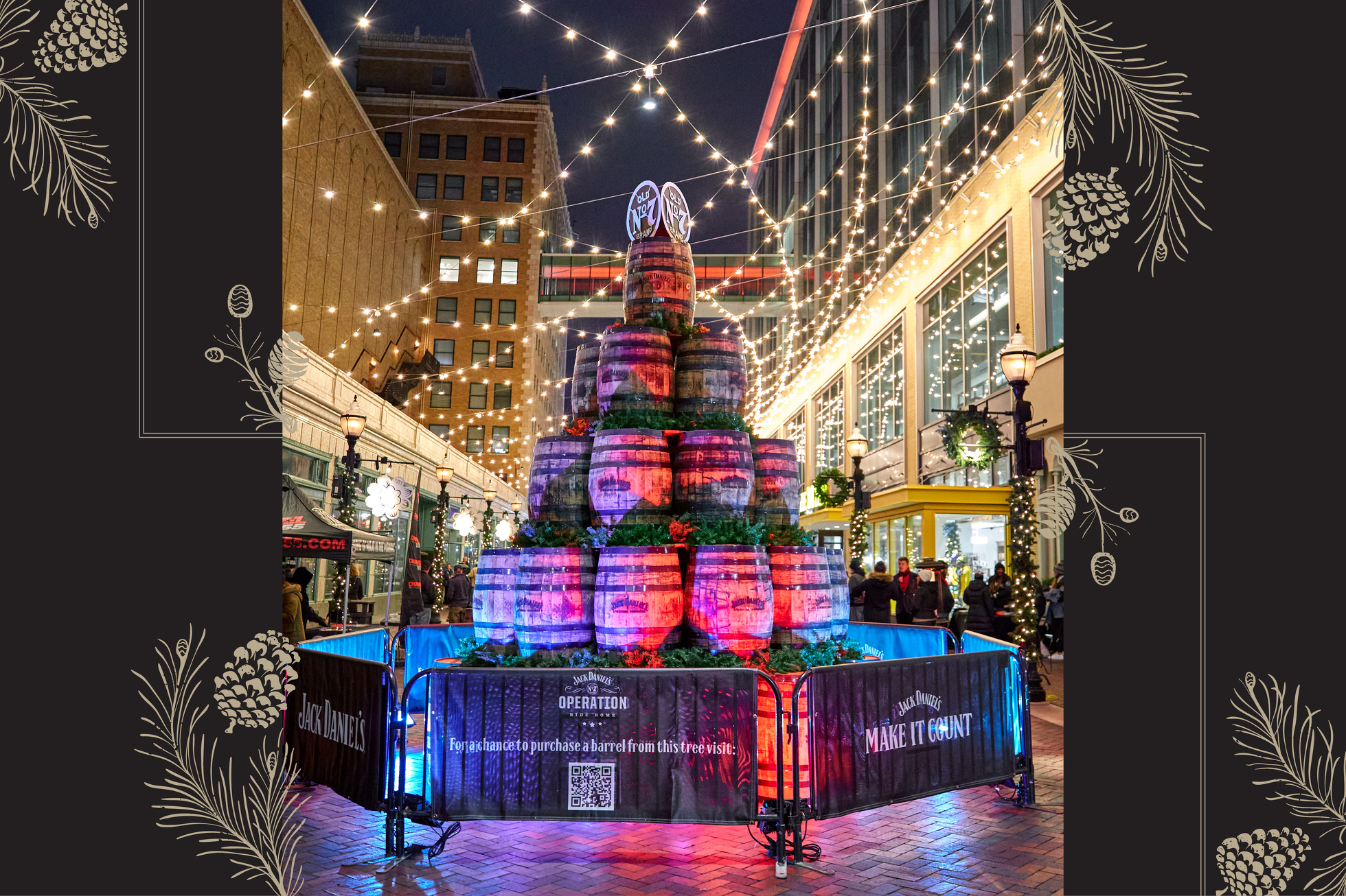 Top Barrel of the Holiday Tree from Detroit