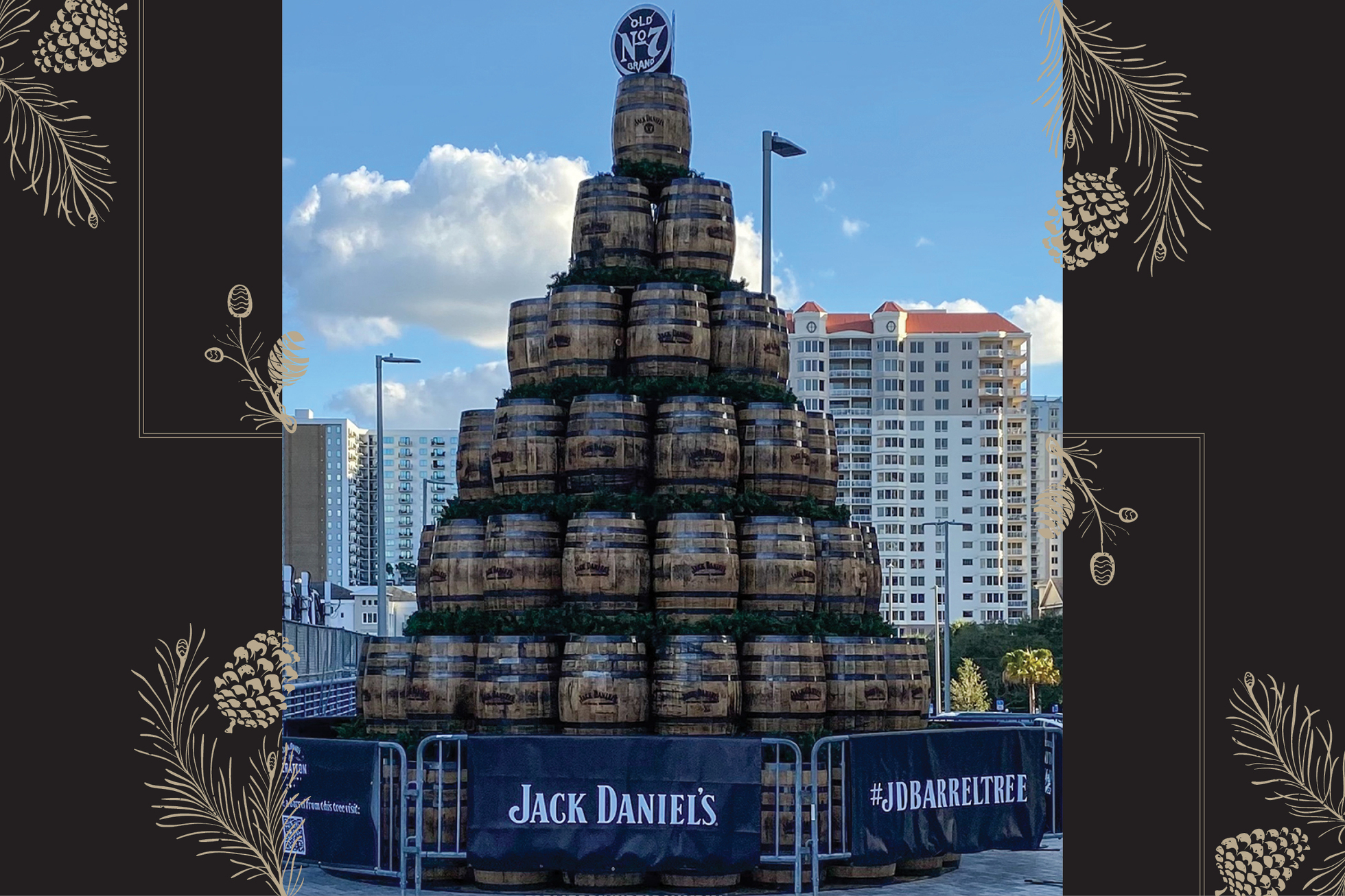 Top Barrel of the Holiday Tree from Tampa